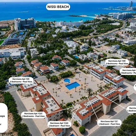 Apartment Narcissos 'nissi Beach' A8 Ayia Napa